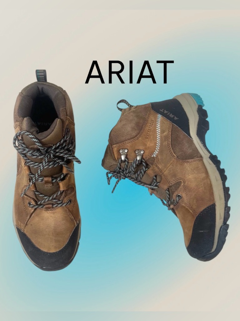 Ariat Waterproof Skyline Leather Boots Women’s Stable Shoes Size 8.5